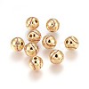 Brass Enamel Beads KK-L179-06G-1