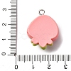 Opaque Resin Pendants RESI-V011-01A-3
