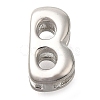 304 Stainless Steel Slide Charms STAS-B075-37P-B-1
