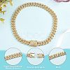Crystal Rhinestone Tennis Necklace NJEW-WH0009-13-3