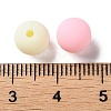 Rubberized Style Imitated Silicone Acrylic Beads MACR-D029-01C-3