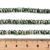 Natural Green Spot Jasper Beads Strands G-L635-A20-4x2mm-6