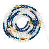 Glass Beaded Adjustable Waist Chains for Women AJEW-TA0005-78A-1