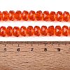 Transparent Glass Beads Strands GLAA-Q114-01A-A06-4
