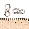 Alloy Double S Snap Hook Spring Keychain Clasps FIND-C084-01P-3