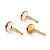 304 Stainless Steel Leverback Earring Settings X-STAS-F191-03G-14mm-1
