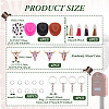 DIY West Cowboy Theme Iron Keychain Making Kit DIY-TA0009-40-2
