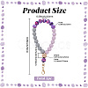 1Pc Silicone & Wood Pendant Decorations HJEW-BM0001-61C-2