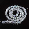 Electroplate Glass Beads Strands EGLA-A034-T3mm-L19-2
