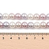 Baking Painted Pearlized Glass Pearl Round Bead Strands PEAR-H019-02C-11-2