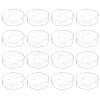 20Pcs Transparent Plastic Candle Holder AJEW-LP0001-04-1