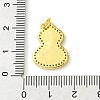 Rack Plating Brass Micro Pave Clear Cubic Zirconia Pendants KK-G501-14G-02-3