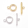 Brass Toggle Clasps KK-L189-23-1