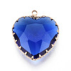 Transparent Glass Pendants KK-N283-01B-G-1