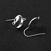 304 Stainless Steel Earring Hooks STAS-F271-01C-S-3