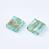 2-Hole Transparent Glass Seed Beads SEED-S023-30C-21-2