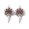 Natural Strawberry Quartz Pendants KK-A173-16AS-02-3