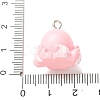 Opaque Resin Pendants RE-CBA18E8-02P-3