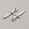 Tibetan Style Alloy Pendants PALLOY-CJC0013-03E-AS-2