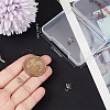 Anti-Tarnish 4Pcs Sterling Silver Screw Eye Pin Cup Peg Bails STER-BBC0002-05P-3
