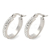 304 Stainless Steel Hoop Earrings EJEW-N0031-11P-4