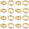 120Pcs Brass Split Rings KK-BBC0023-11A-1