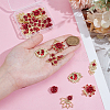 24Pcs 6 Styles Alloy Rhinestone Pendants ENAM-PH0003-27-3