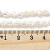 Natural Keshi Pearl Cultured Freshwater Pearl Beads Strands PEAR-P062-25B-X-5