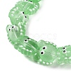Transparent Glass Beads Strands LAMP-L078-010G-3