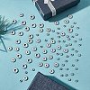 180Pcs 3 Style 304 Stainless Steel Spacer Beads STAS-DC0002-18-6
