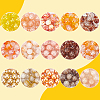 PandaHall Elite 300Pcs 15 Style Crackle Glass Beads DIY-PH0021-56-4