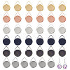 24Pcs 6 Colors Brass Pendant Cabochon Settings FIND-CA0010-44-1