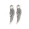 Tibetan Style Alloy Wing Pendants X-TIBEP-3344-AS-NR-1