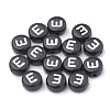 Opaque Acrylic Beads X-SACR-N002-02E-2