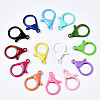 Spray Painted Eco-Friendly Alloy Lobster Claw Clasps X-PALLOY-T080-06A-NR-2