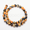 Natural Fire Crackle Agate Bead Strands X-G-K166-06F-10mm-02-2