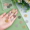 20Pcs 5 Colors Brass Pendants KK-HY0001-47-3
