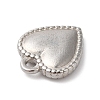 304 Stainless Steel Pendants STAS-D049-03F-2