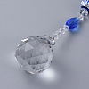 Faceted Crystal Glass Ball Chandelier Suncatchers Prisms AJEW-G025-A05-2