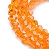 Transparent Electroplate Glass Beads Strands LS-EGLA-A039-T3mm-A23-3