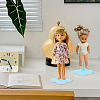 Adjustable Plastic Doll Stand Support ODIS-WH0329-96-5