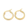 PVD Vacuum Plating 201 Stainless Steel Hoop Earrings for Women EJEW-G260-02D-G-1