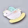 Fridge Magnets Acrylic Decorations AJEW-F042-04-2