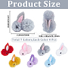 28Pcs 7 Colors Wool Felt Ball AJEW-SC0031-37A-2
