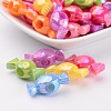 Plating Acrylic Beads PPDL021Y-1