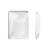 Transparent Rectangle Glass Cabochons GGLA-R025-25x18-1