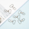 Zinc Alloy Swivel D Rings Lobster Claw Clasps E341-8-6