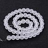 Frosted Glass Bead Strands GLAA-G016-6mm-01-2