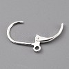 Brass Leverback Earring Findings X-KK-O131-09S-3