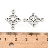 Tibetan Style Alloy Viking Knot Connector Charms FIND-H053-14AS-3